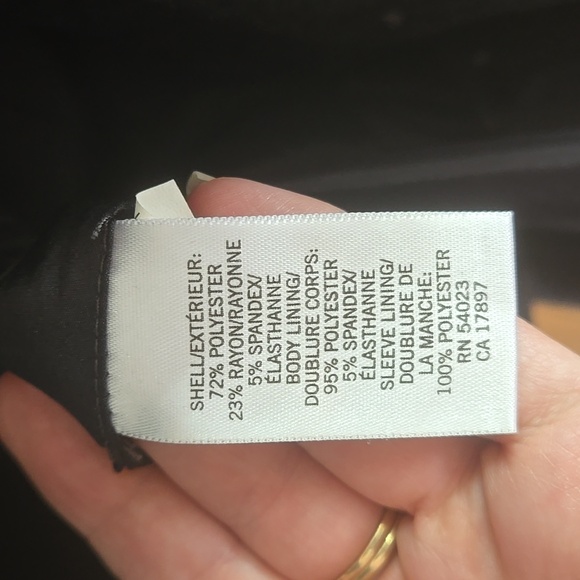 Banana Republic Charcoal Double-Breasted Blazer Pockets Career Office Profession - Picture 6 of 9